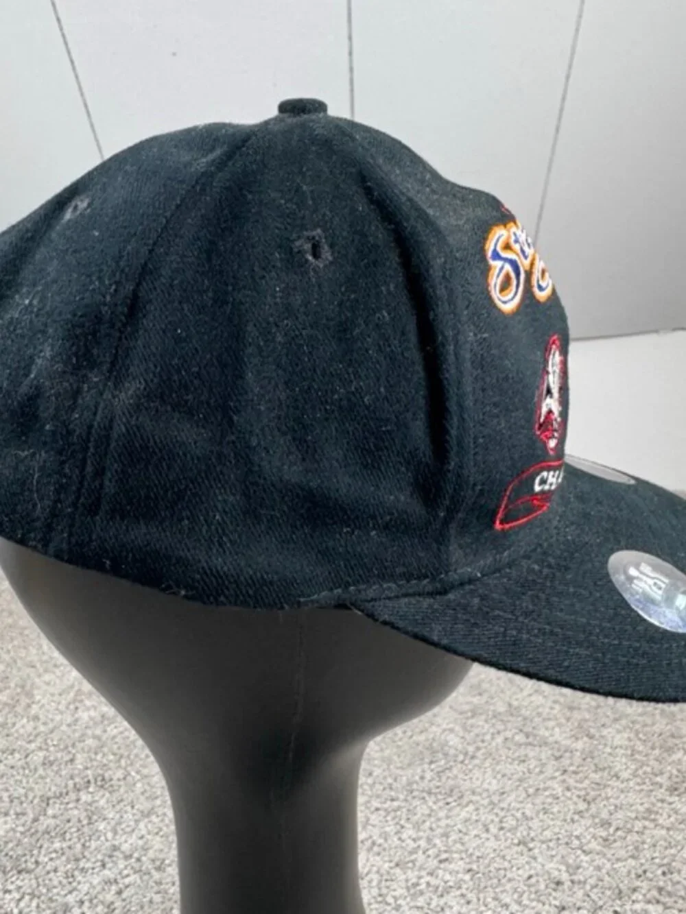 NWT Vintage 1999 Stanley Cup Championship Snapback Hat Sabres Stars Logo 7 Black